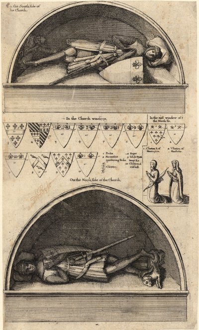 Clinton Family (Monument) by Wenceslaus Hollar